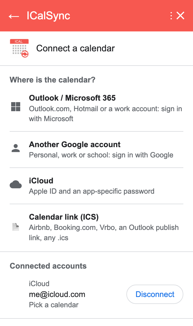 Where is the calendar?