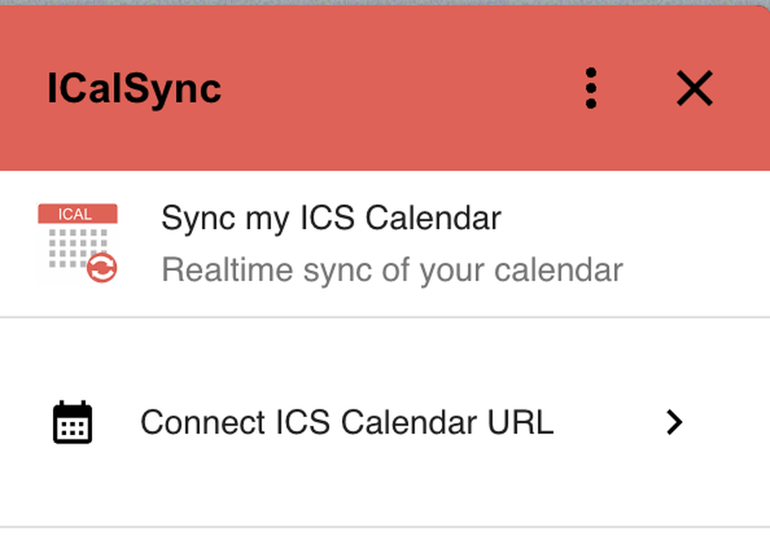 Step 1: Grab your ICAL link 